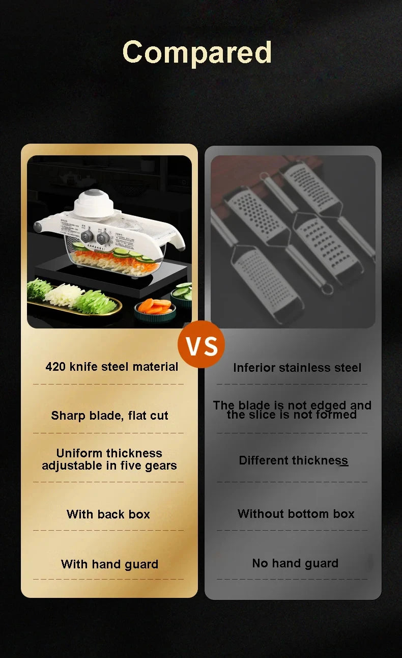 Multifunctional Lemon Slicer Vegetable Grater With Basket