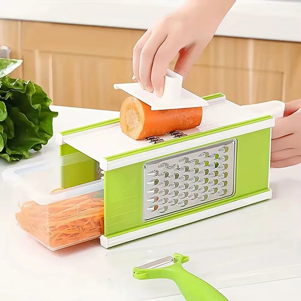 5-In-1 Multifunctional Vegetable Chopper & Slicer Durable