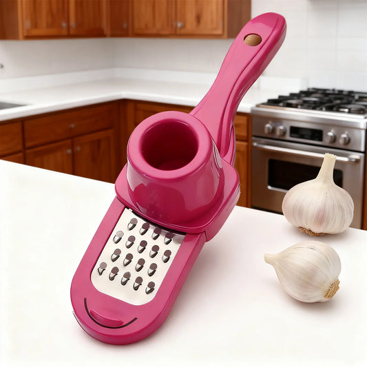 1-Piece Multifunctional Manual Garlic Crusher