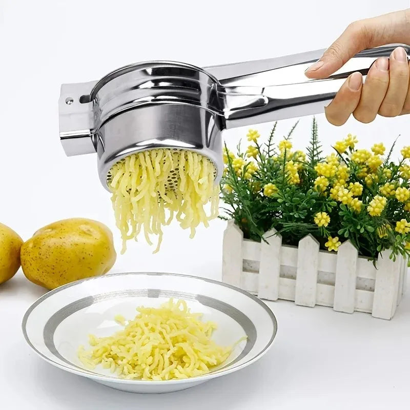 1pc Stainless Steel Potato Ricer, Manual Masher For Potatoe
