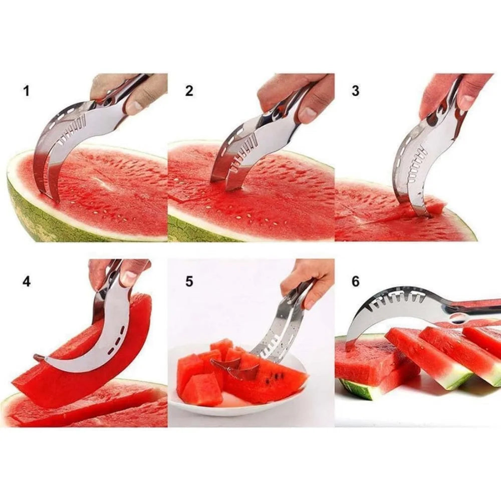 Watermelon slicer stainless steel soft fruit cutter