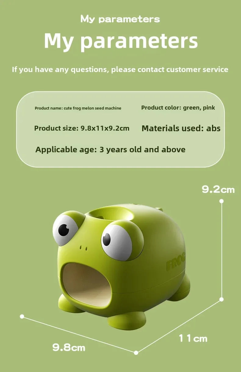 Rechargeable creative Frog Shaped Automatic Seed Sheller