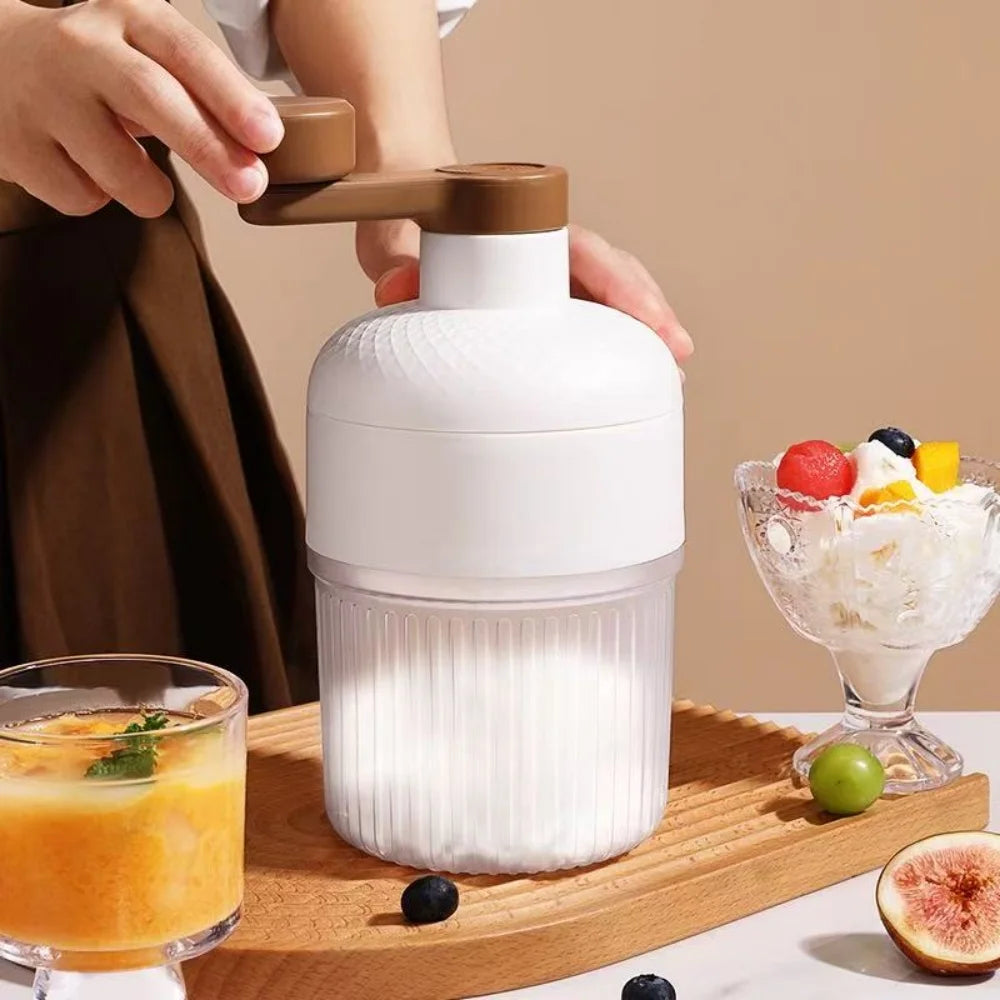 Shaved Ice Machine Snow Cone Machine Manual Portable Crusher