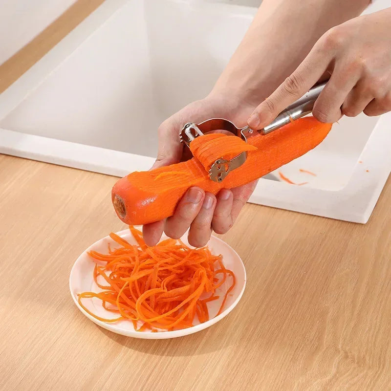 High Quality Stainless Steel Potato Cucumber Carrot Grater Julienne Peeler