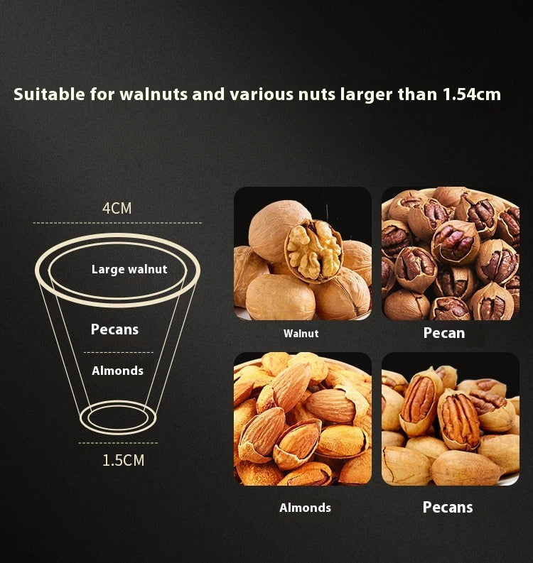 Stainless steel Manual Nut Cracker Case Opener Walnut Opener