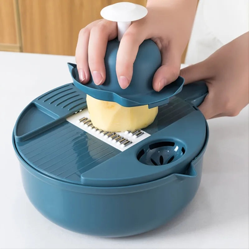 9-in-1 multifunctional vegetable chopper kitchen tool