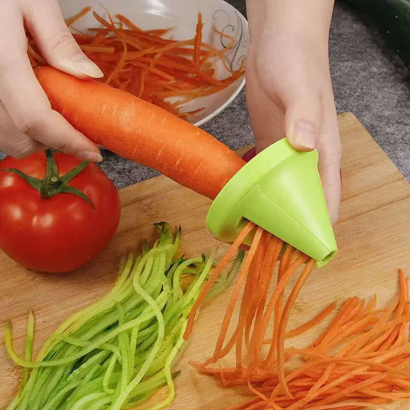 Kitchen Rotating ShredderSpiral Peeler Manual Vegetable Slicer