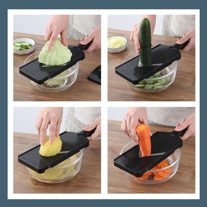 Multi-Functional Cabbage Shredder Manual Food Slicer Grater