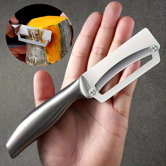 1PC Stainless Steel Flat Edge Peeler Potato Peeler Slicer Knife