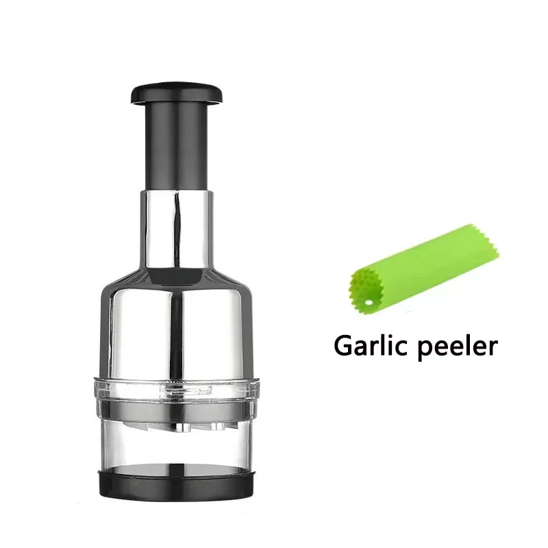 Garlic Onion Chopper Manual Pressed Garlic Press Machine