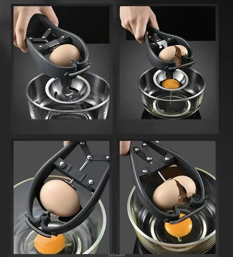 Egg Opener Tool Manual Stainless Steel Multifunction Cracker