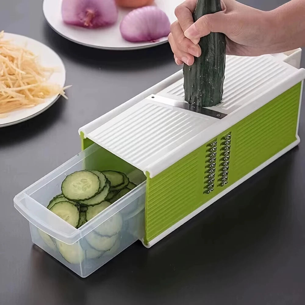 5-In-1 Multifunctional Vegetable Chopper & Slicer Durable