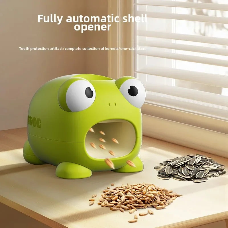 Rechargeable creative Frog Shaped Automatic Seed Sheller