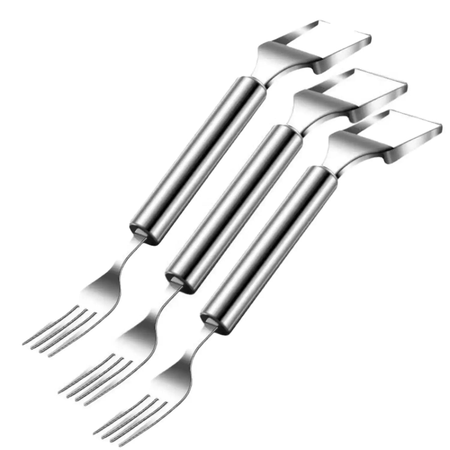 2 in 1 Stainless Steel Fruit Cutter New Watermelon Fork Slicer