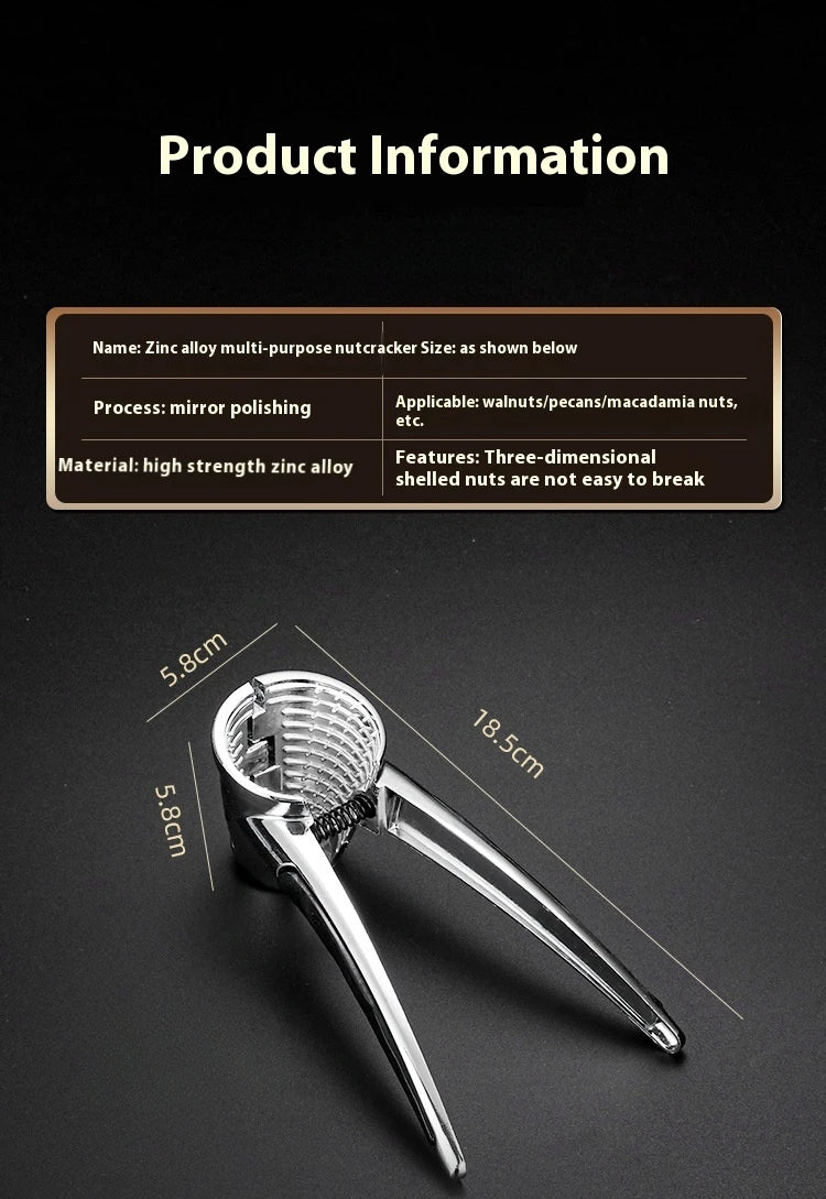 Stainless steel Manual Nut Cracker Case Opener Walnut Opener