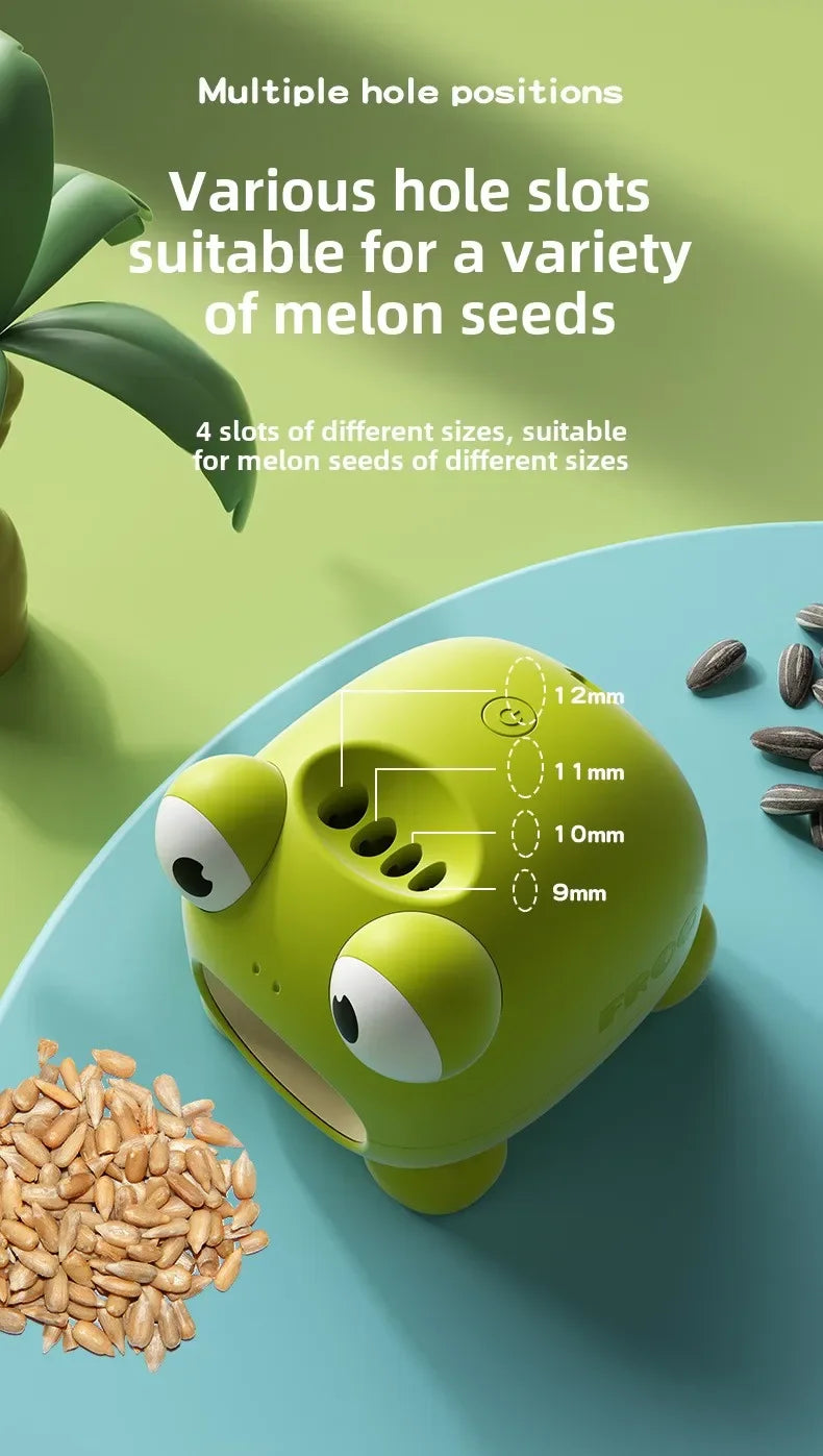 Rechargeable creative Frog Shaped Automatic Seed Sheller