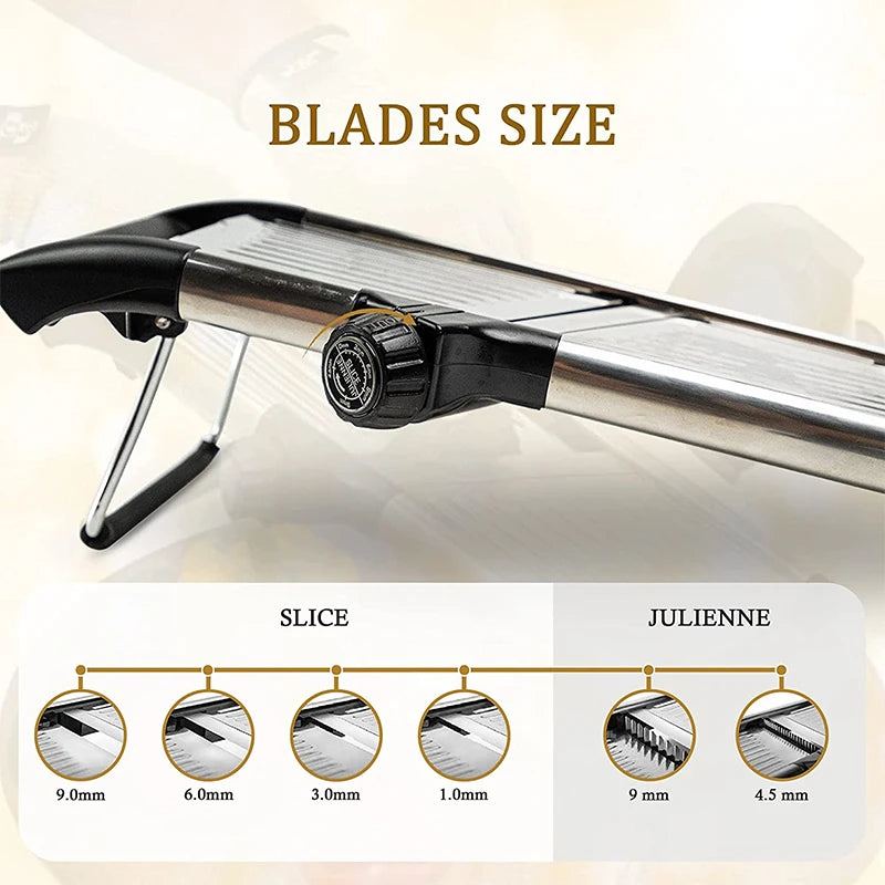 Adjustable Slicer Stainless Steel Vegetable Slicer Chopper Cutter