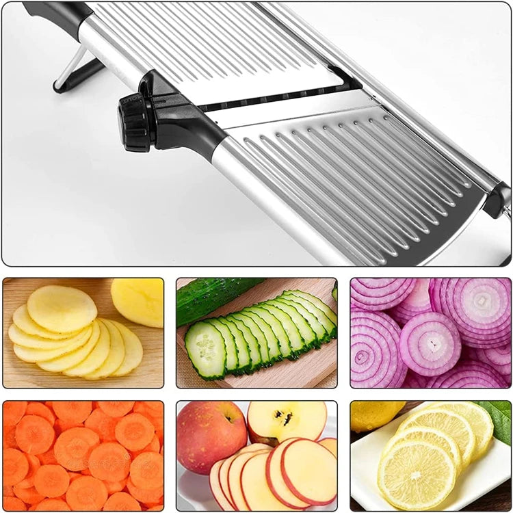 Adjustable Slicer Stainless Steel Vegetable Slicer Chopper Cutter