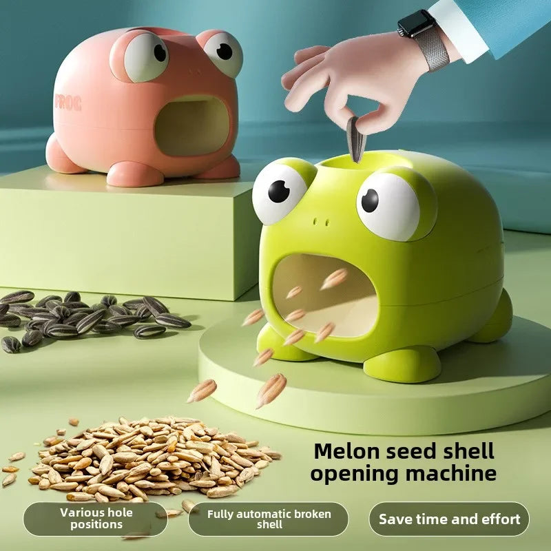 Rechargeable creative Frog Shaped Automatic Seed Sheller