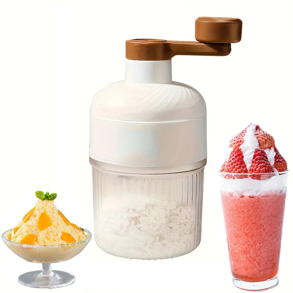 Shaved Ice Machine Snow Cone Machine Manual Portable Crusher