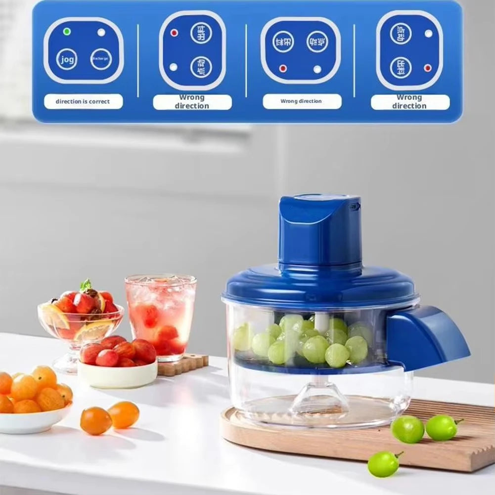 Automatic Electric Grape Peeler Machine - Hands-Free