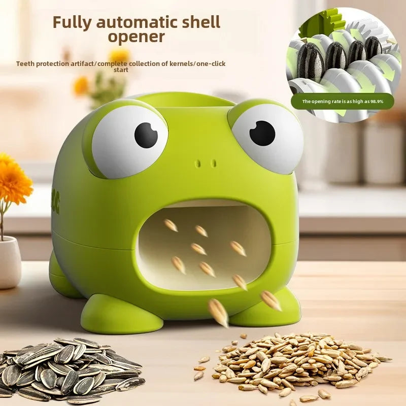 Rechargeable creative Frog Shaped Automatic Seed Sheller