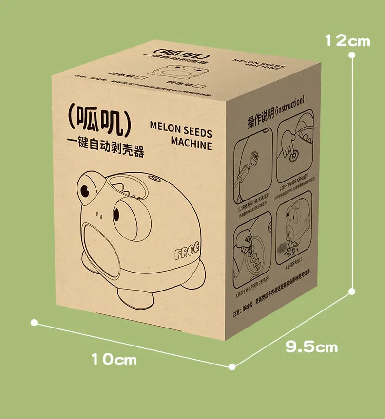 Rechargeable creative Frog Shaped Automatic Seed Sheller