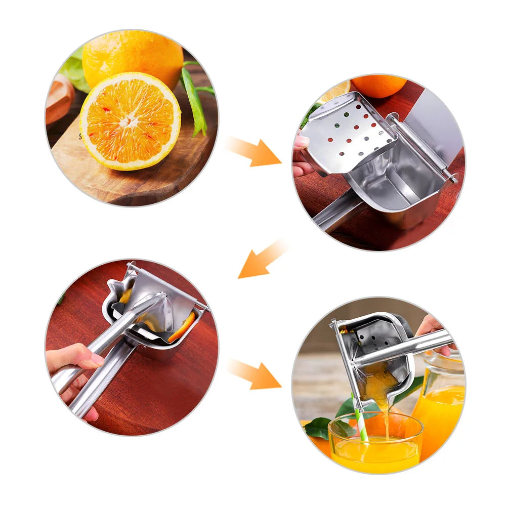 Manual Juice Squeezer Hand Pressure Juicer Pomegranate