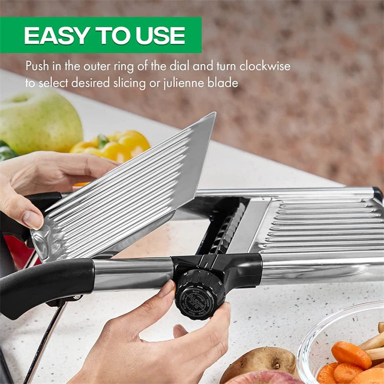 Adjustable Slicer Stainless Steel Vegetable Slicer Chopper Cutter