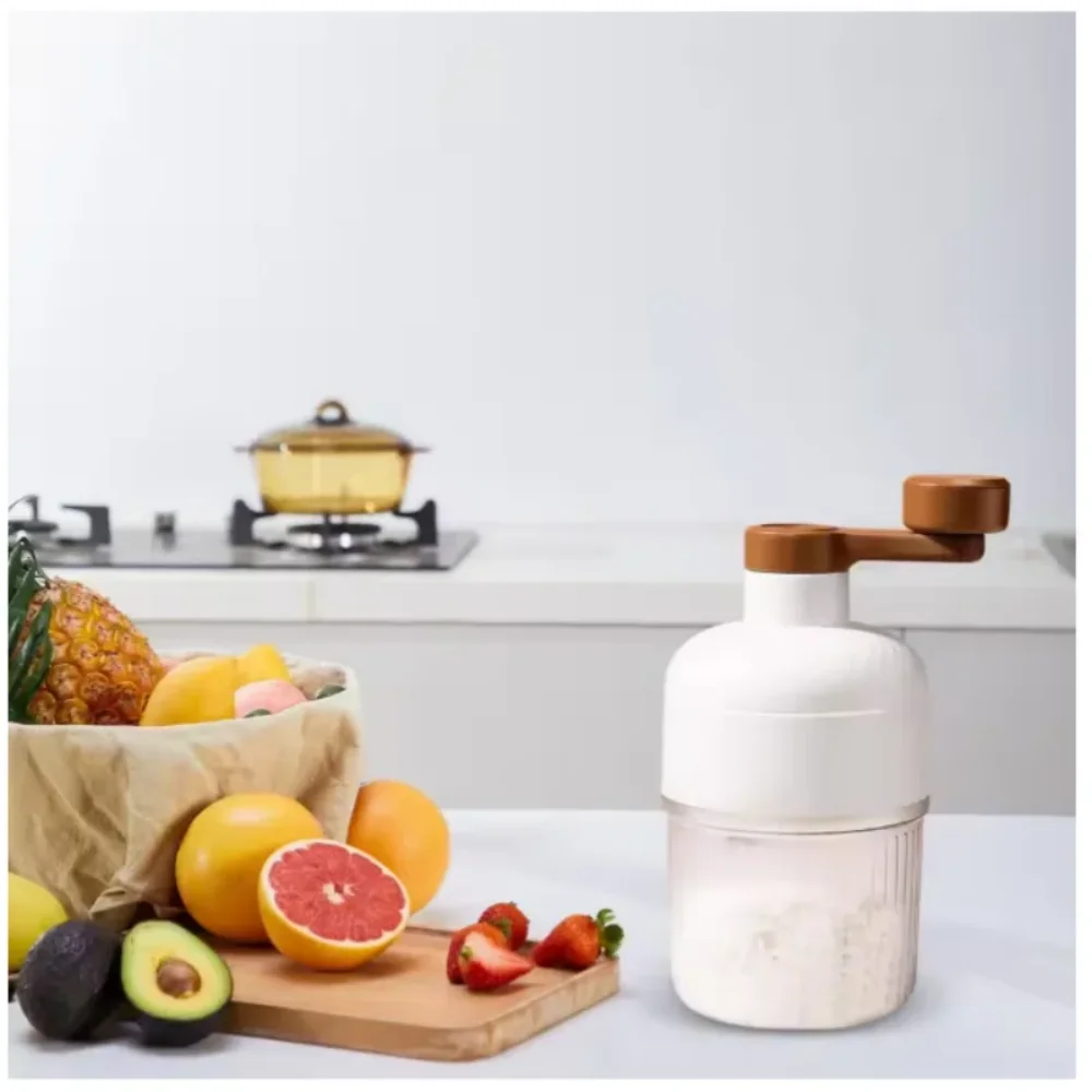 Shaved Ice Machine Snow Cone Machine Manual Portable Crusher