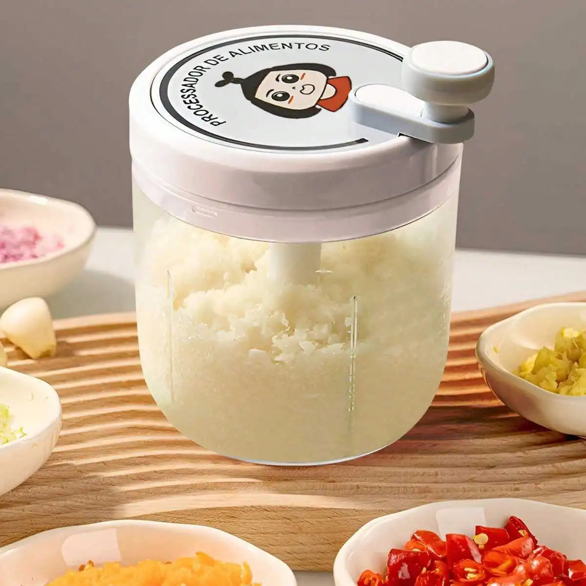 Garlic Crusher, Highly Efficient Masher Chopper for Home
