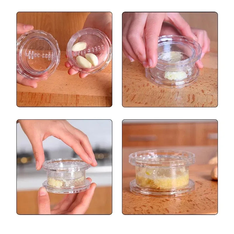 New Kitchen Multifunctional Garlic Crusher Manual Garlic Press Roll Crusher Chopper