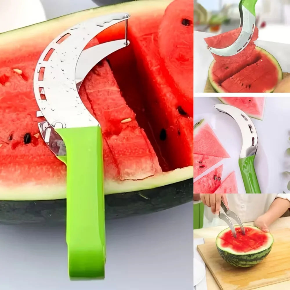 Watermelon slicer stainless steel soft fruit cutter