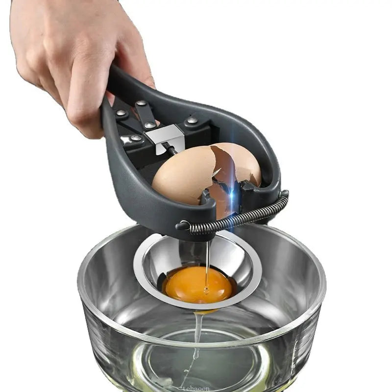 Egg Opener Tool Manual Stainless Steel Multifunction Cracker