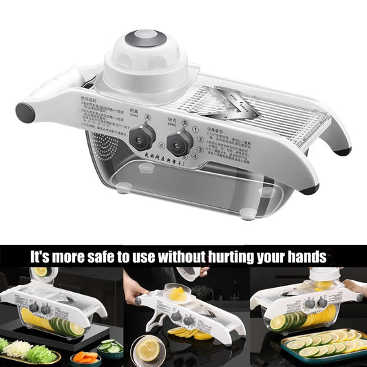 Multifunctional Lemon Slicer Vegetable Grater With Basket