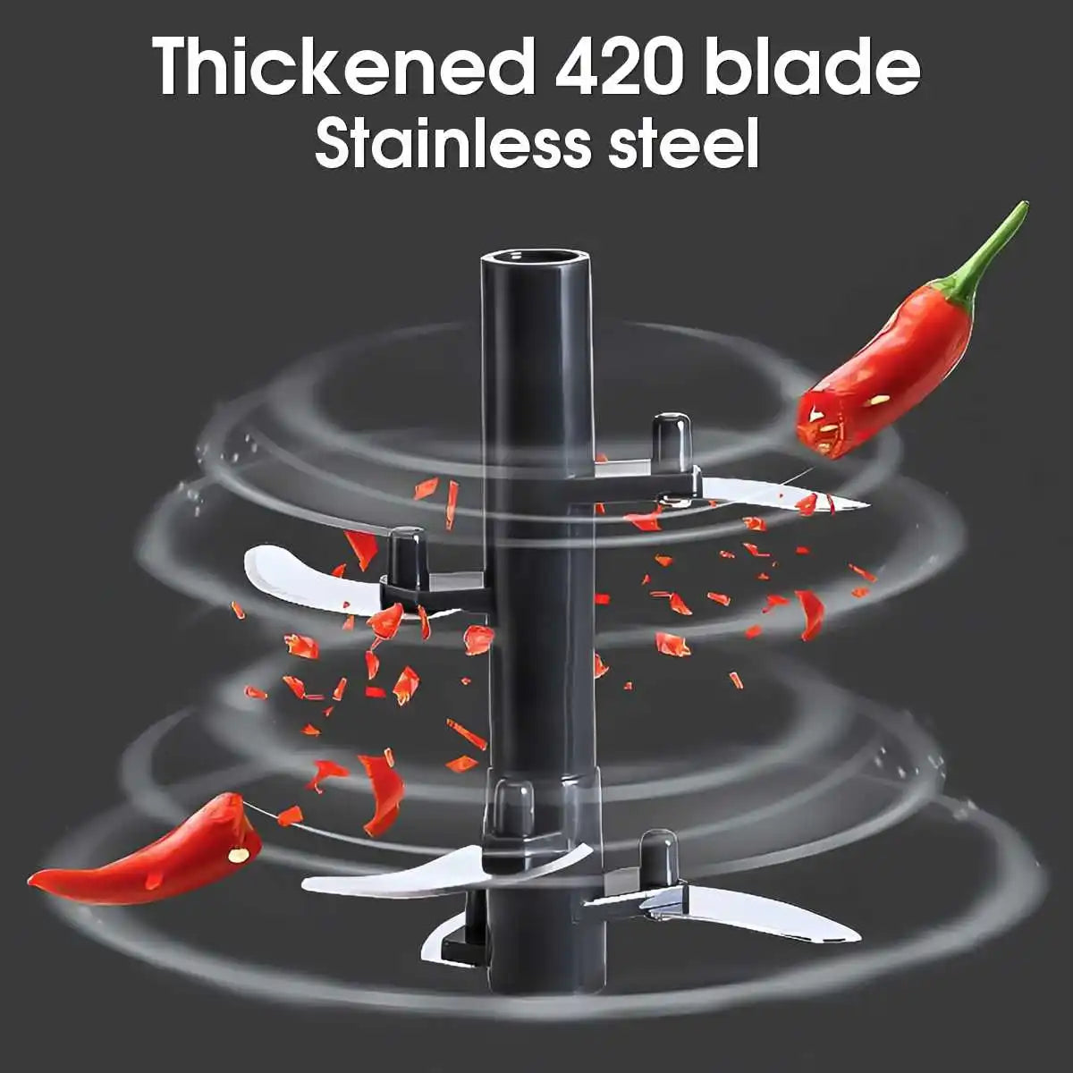 1Pcs 600ml/1000ml Manual Garlic Chopper Food Vegetable Chopper