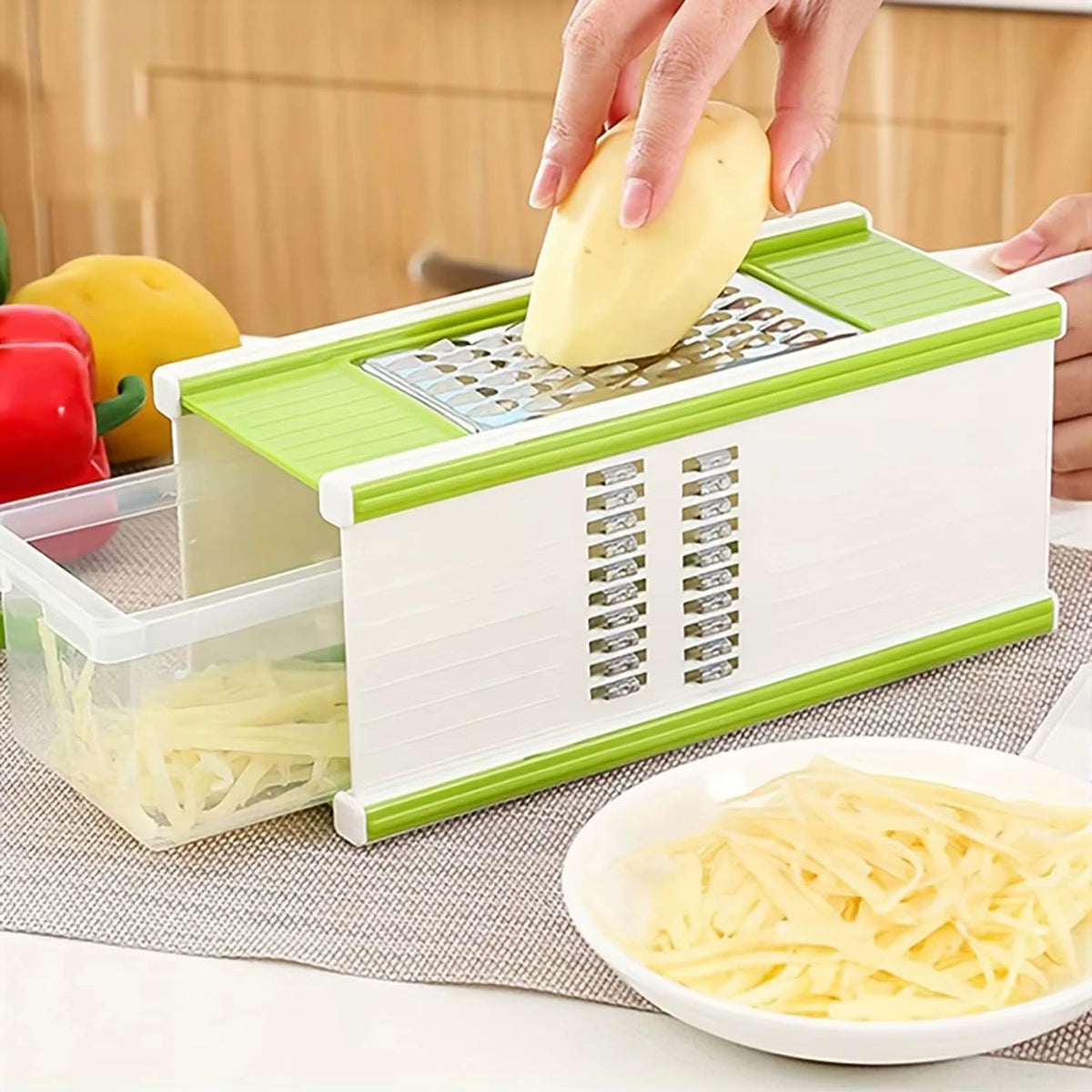 5-In-1 Multifunctional Vegetable Chopper & Slicer Durable