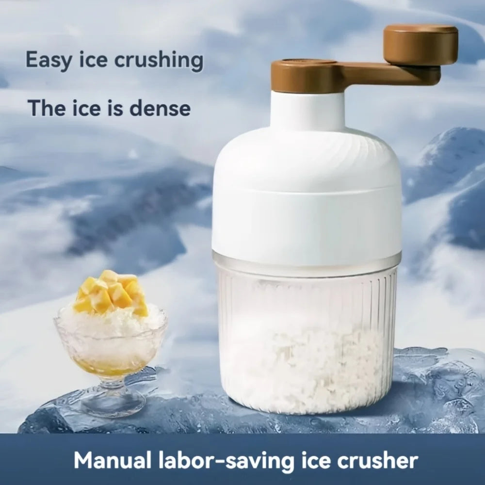 Shaved Ice Machine Snow Cone Machine Manual Portable Crusher