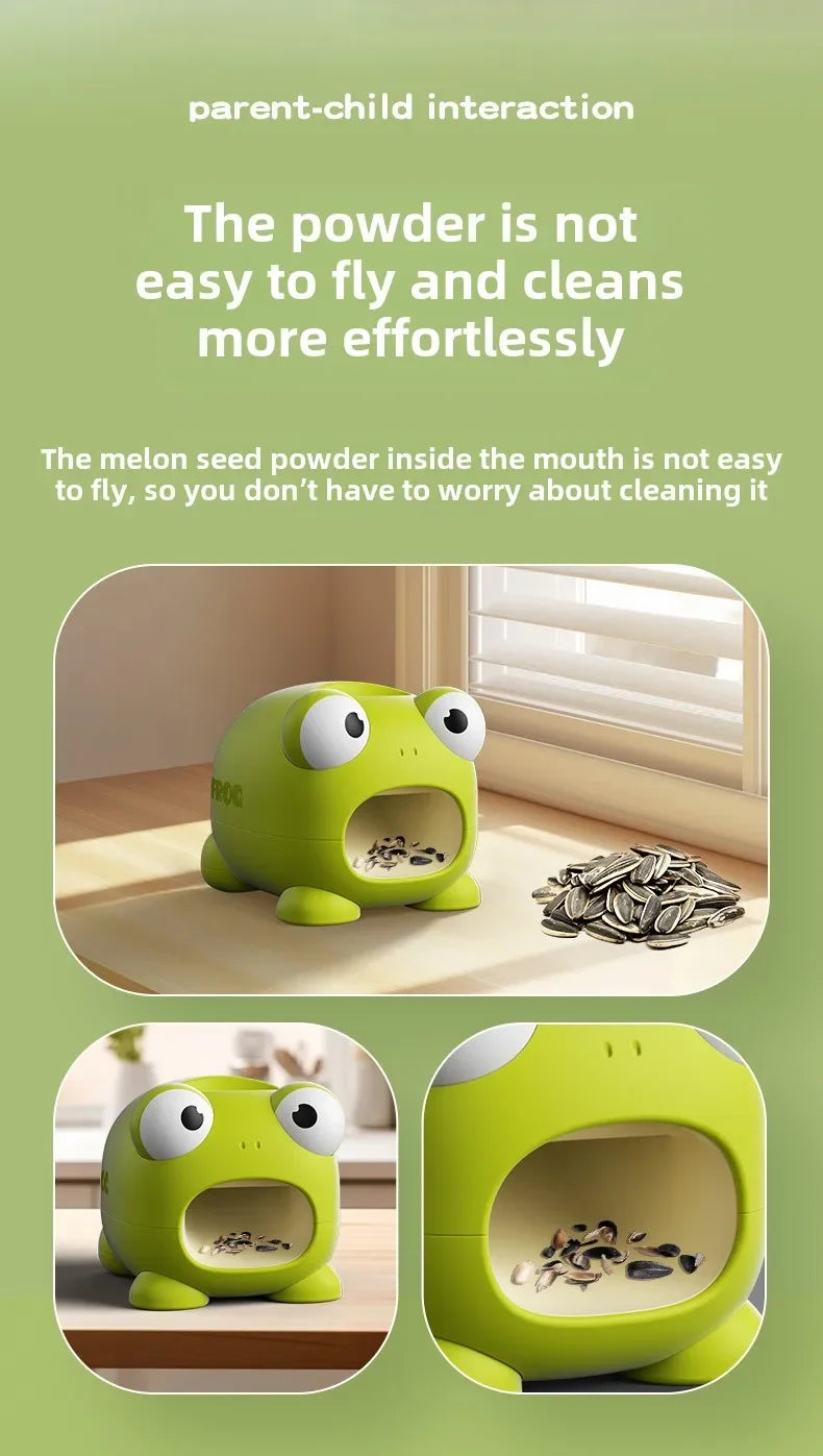Rechargeable creative Frog Shaped Automatic Seed Sheller