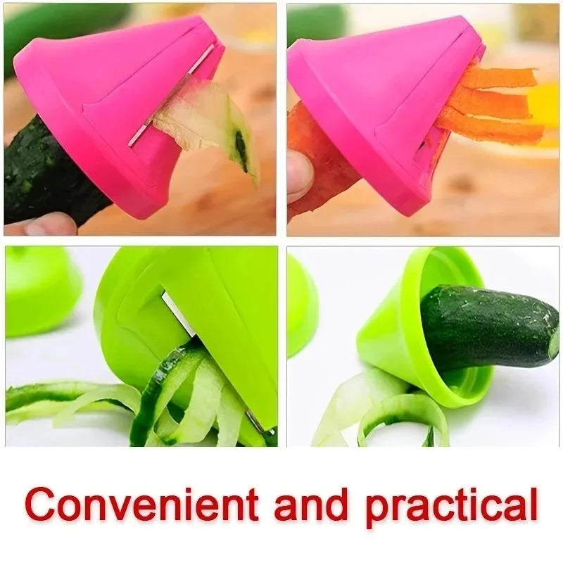Kitchen Rotating ShredderSpiral Peeler Manual Vegetable Slicer