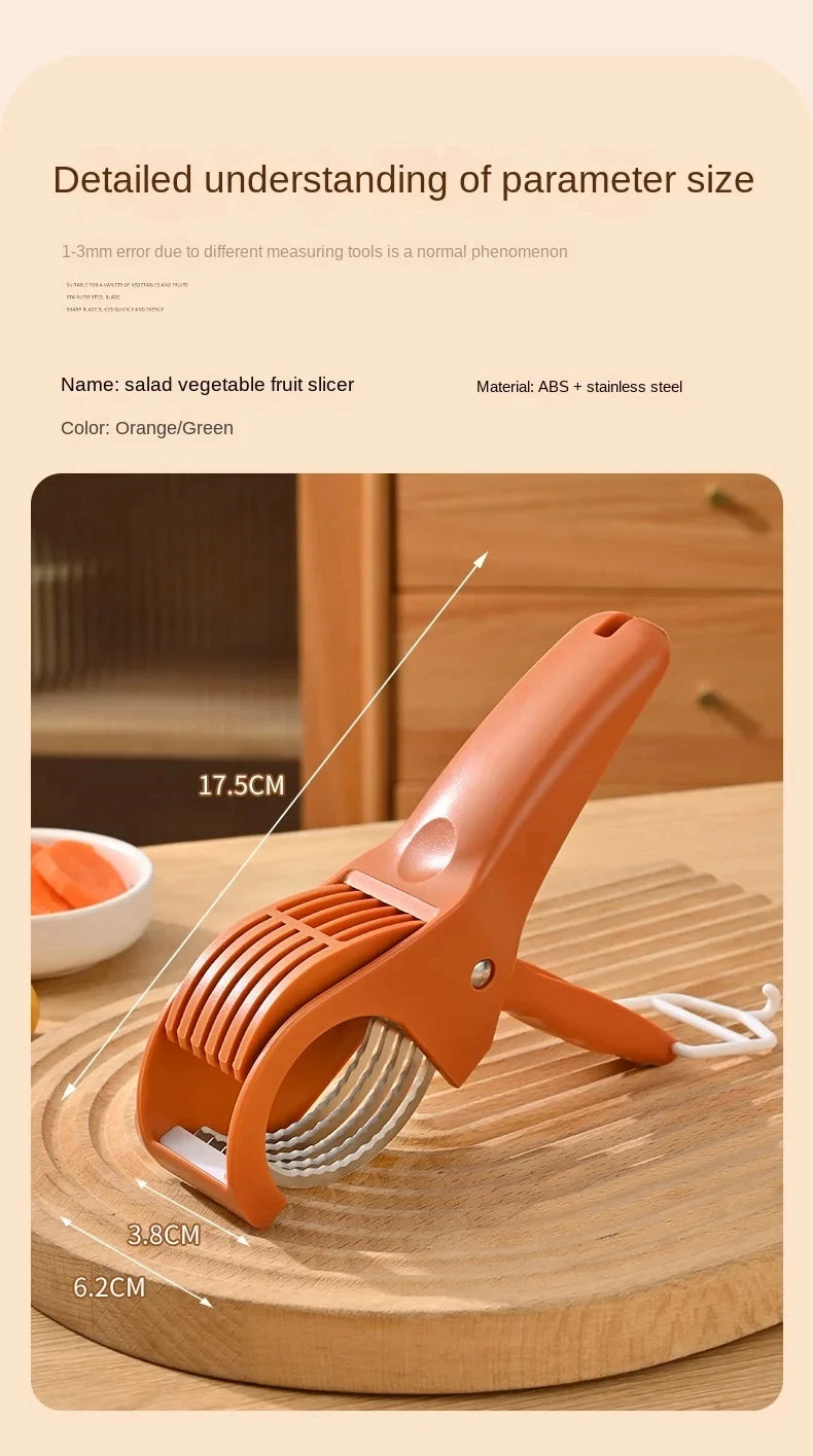 Kitchen Tools Stainless Steel Vegetable and Fruit Slicer