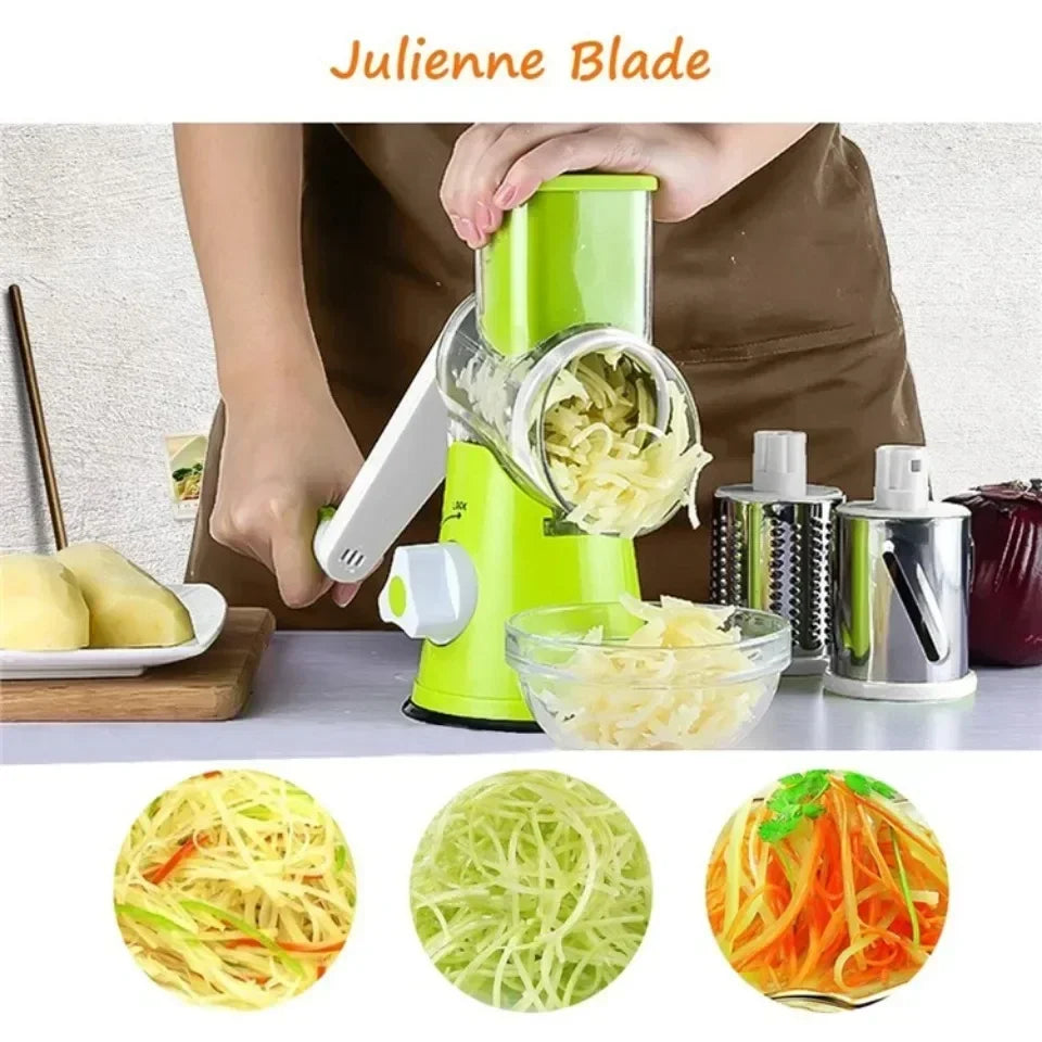 Vegetable Cutter & Slicer Manual Kitchen Cheese Chopper