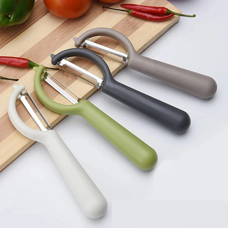 2in1 Stainless Steel Peeler Kitchen Potato Fruity Peel Removal