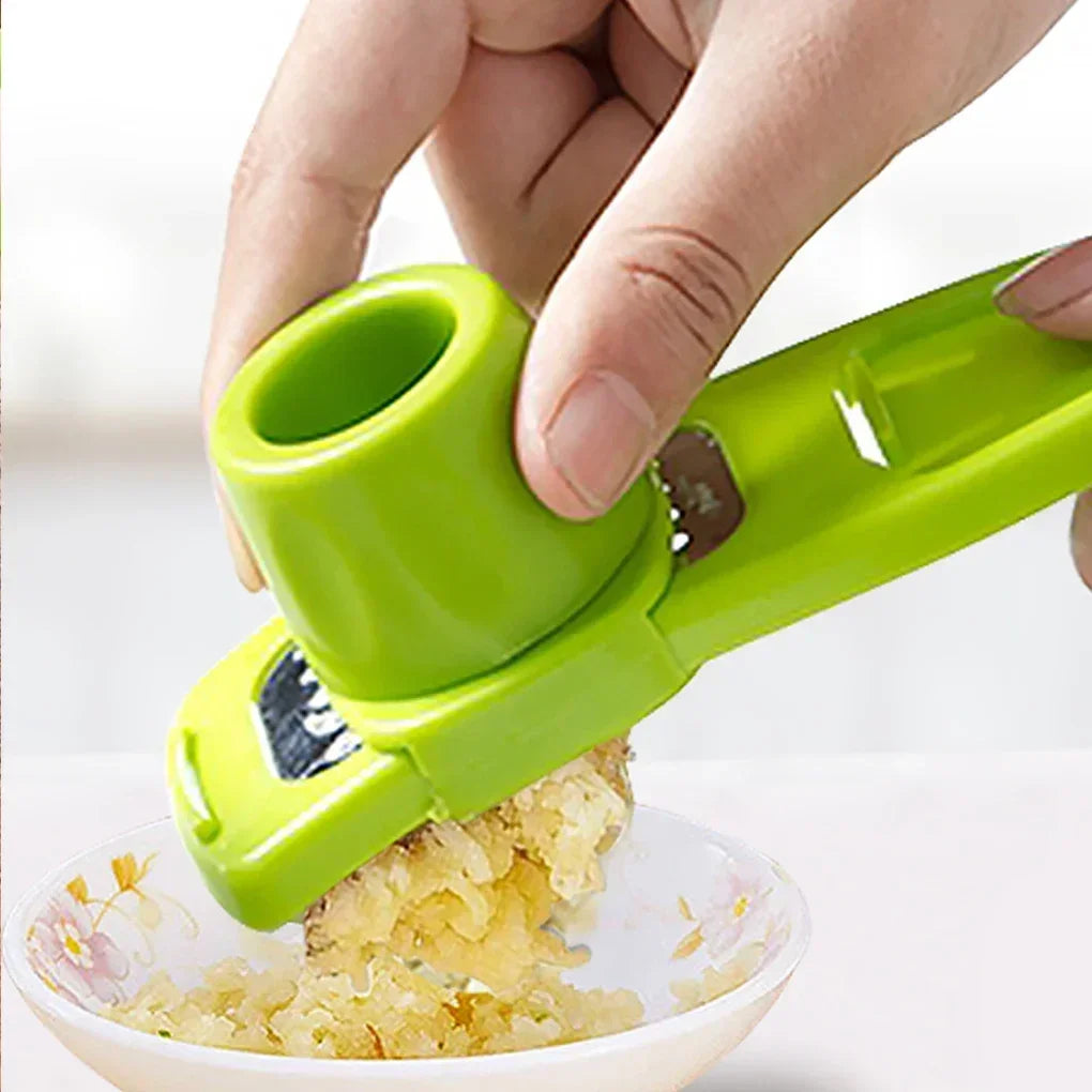 1-Piece Multifunctional Manual Garlic Crusher