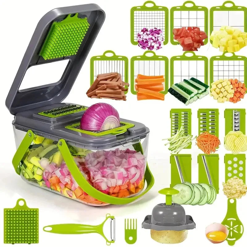 22 in 1 Multifunctional Vegetable Chopper Fruit Slicer