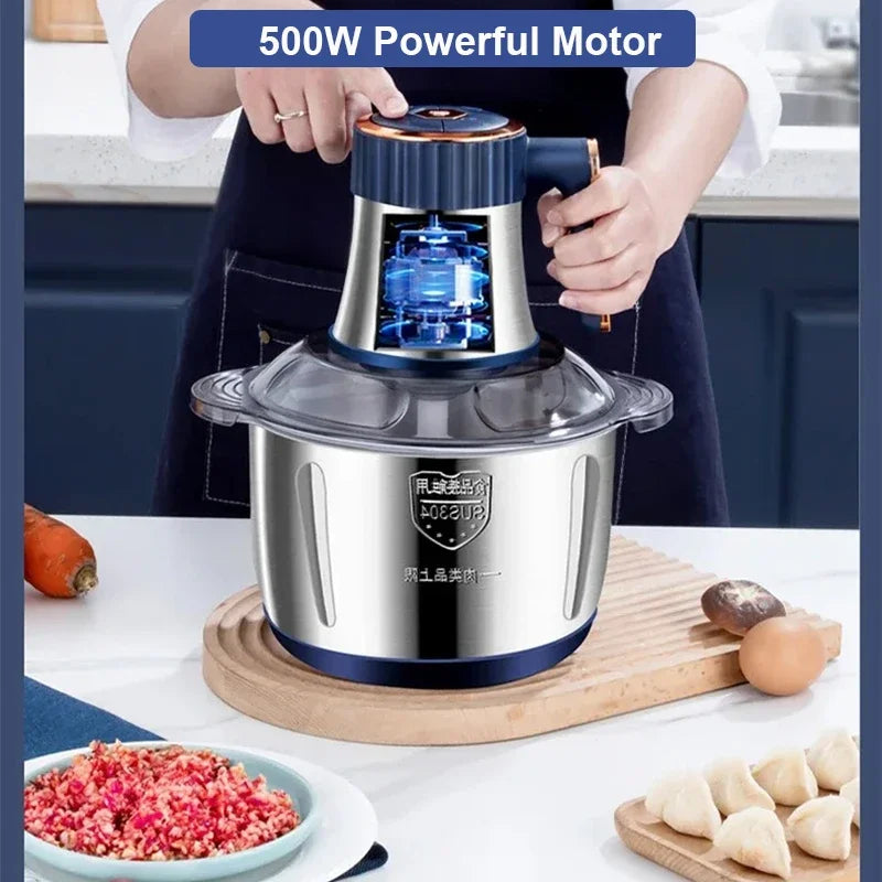 Electric Meat Grinder 5L Stainless Steel Meat Mincer