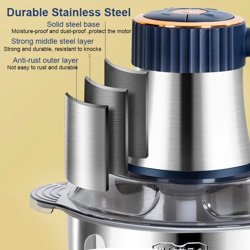 Electric Meat Grinder 5L Stainless Steel Meat Mincer
