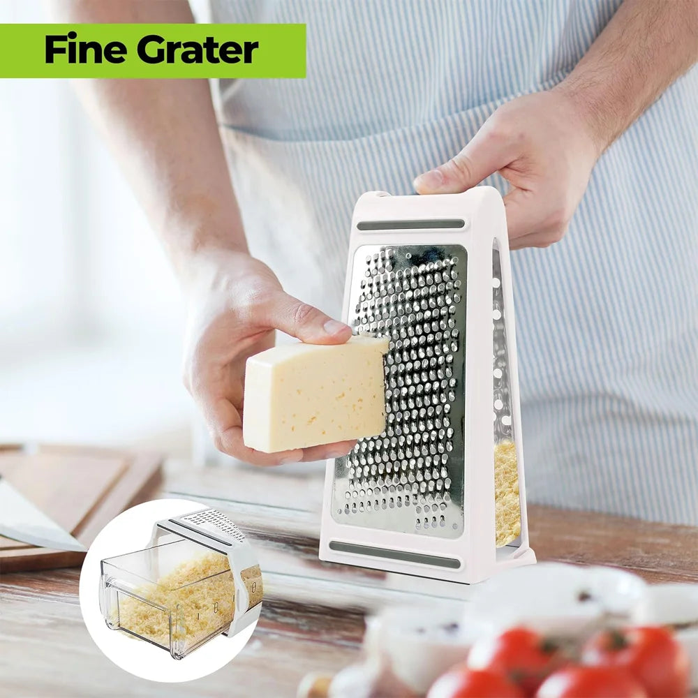 Cheese Grater with Container for Kitchen Vegetable