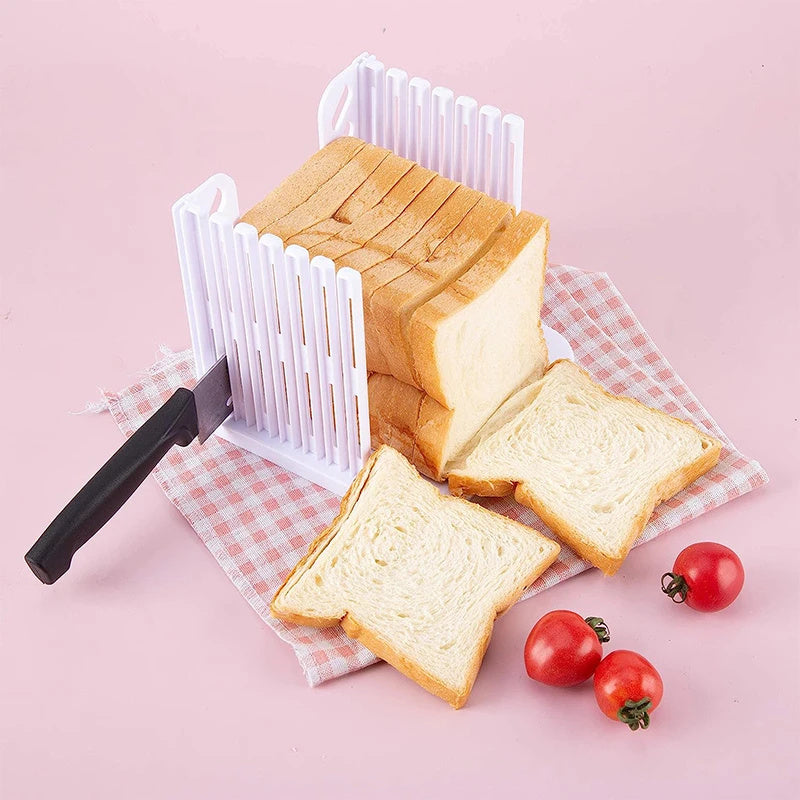 Rectangle Bread Slicer Cutter Mold Toast Loaf Cutting Pro