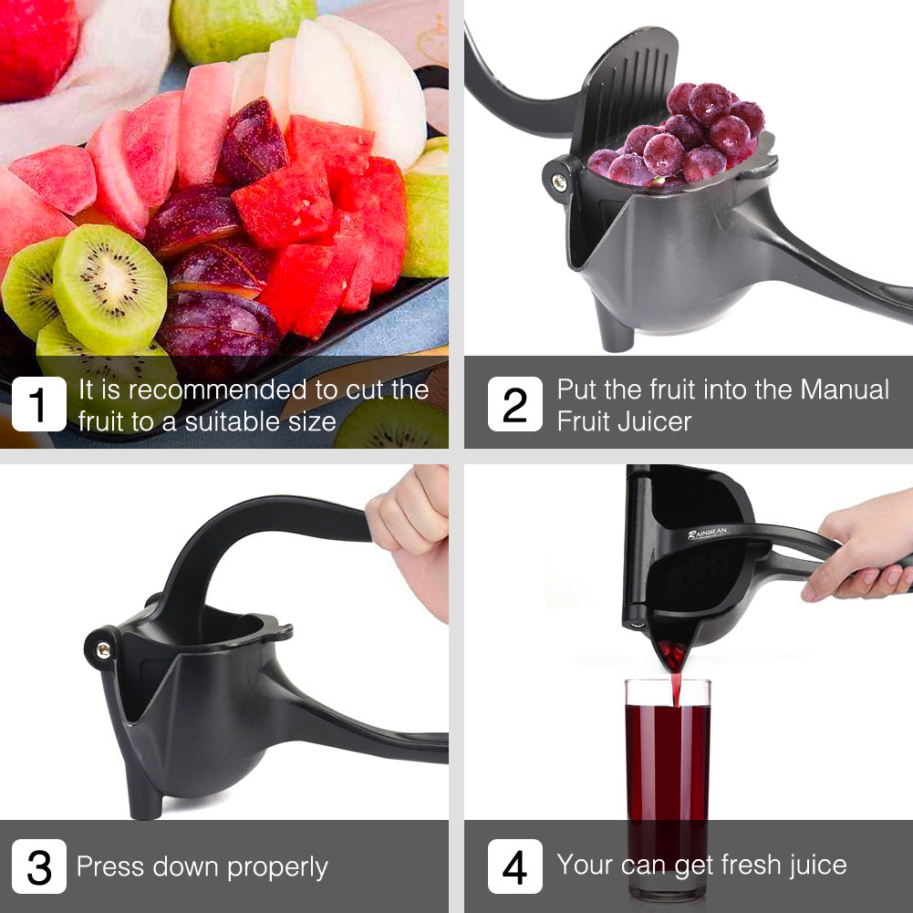 RAINBEAN Manual Citrus Juicer Hand Press Lemon Squeezer